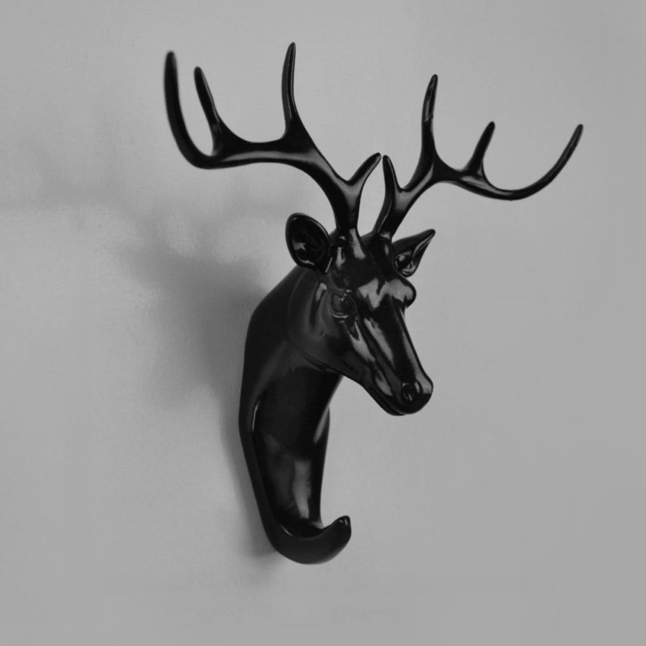 Deer Key Holder | Creative Deer Head Traceless Hook | offkaro.com