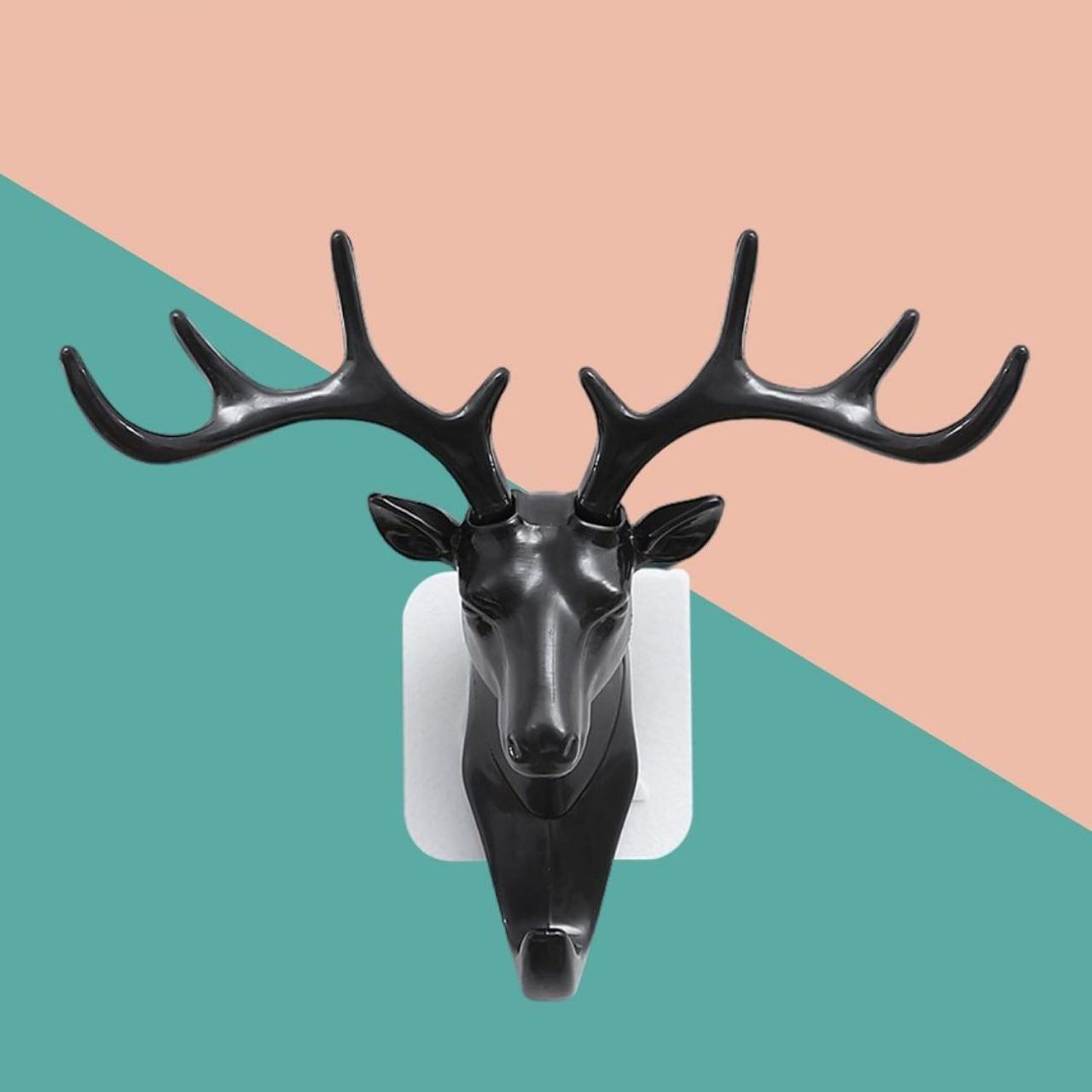 Deer Key Holder | Creative Deer Head Traceless Hook | offkaro.com
